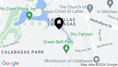 Map of 23100 Park Contessa, Calabasas CA, 91302