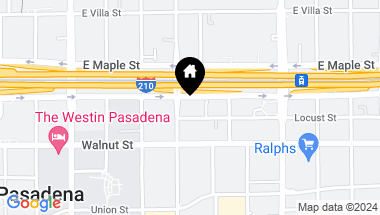 Map of 300 N. El Molino Ave. 204, Pasadena CA, 91101