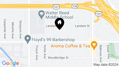 Map of 4521 Beck Avenue, Studio City CA, 91602