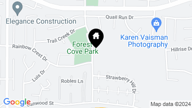 Map of 5450 Forest Cove Lane, Agoura Hills CA, 91301