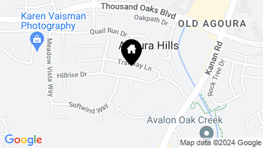 Map of 29301 Hillrise Drive, Agoura Hills CA, 91301