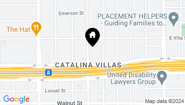 Map of 424 N Wilson Avenue 5, Pasadena CA, 91106