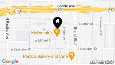 Map of 520 N Central Ave Unit: 0-709, Glendale CA, 91203