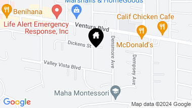 Map of 4540 Gloria Avenue, Encino CA, 91436