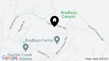 Map of 430 Long Canyon Road, Bradbury CA, 91008