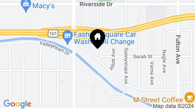 Map of 4601 Ventura Canyon Avenue, Sherman Oaks CA, 91423
