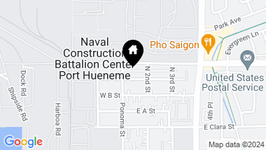Map of 117 E C Street, Port Hueneme CA, 93041