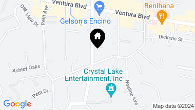 Map of 4622 Hayvenhurst Ave, Encino CA, 91436