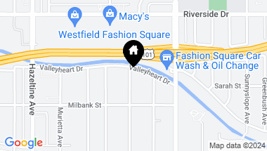 Map of 4554 Matilija Ave, Sherman Oaks CA, 91423