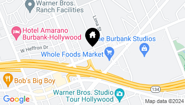 Map of 3503 W Alameda Avenue, Burbank CA, 91505