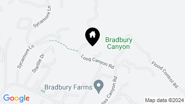 Map of 427 Long Canyon Road, Bradbury CA, 91008