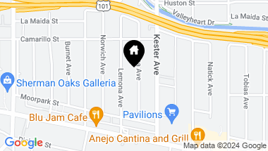 Map of 4703 Saloma Avenue, Sherman Oaks CA, 91403