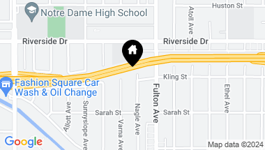 Map of 4701 Nagle Avenue, Sherman Oaks CA, 91423