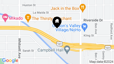 Map of 4723 Saint Clair Avenue, Valley Village CA, 91607