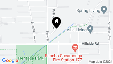 Map of 9151 Camellia Court, Rancho Cucamonga CA, 91737