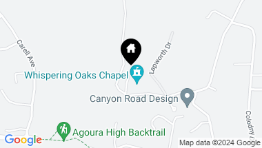 Map of 28363 Balkins Drive, Agoura Hills CA, 91301