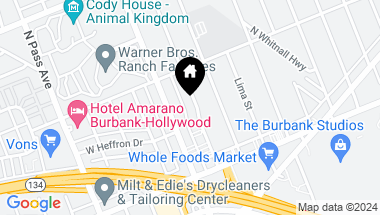 Map of 315 N Cordova Street, Burbank CA, 91505