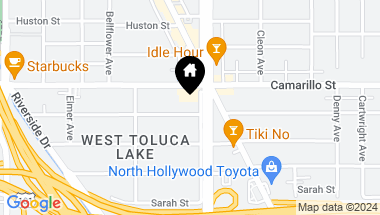 Map of 11015 Blix Street, North Hollywood CA, 91602