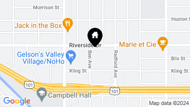 Map of 4744 Ben Avenue 6, Valley Village CA, 91607