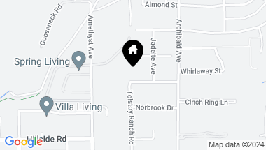 Map of 9574 Whirlaway Street, Rancho Cucamonga CA, 91737