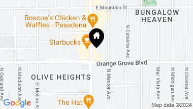 Map of 720 N Lake Avenue, Pasadena CA, 91104