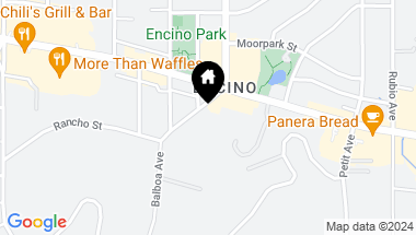 Map of 4834 Balboa Avenue B, Encino CA, 91316