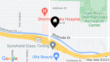Map of 4827 Tilden Avenue, Sherman Oaks CA, 91423