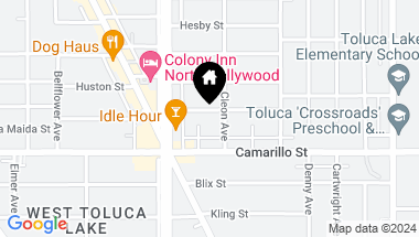 Map of 10916 Peach Grove Street, North Hollywood CA, 91601