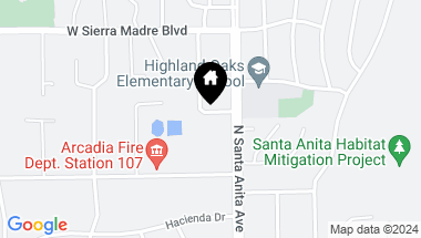 Map of 41 and 16 PERKINS Drive, Arcadia CA, 91006