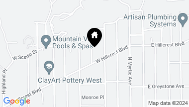 Map of 378 Patterson Drive, Monrovia CA, 91016