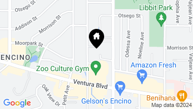 Map of 4917 Gerald Avenue, Encino CA, 91436