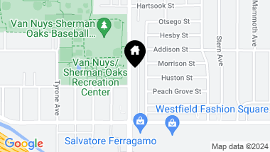 Map of 4916 Hazeltine Avenue, Sherman Oaks CA, 91423