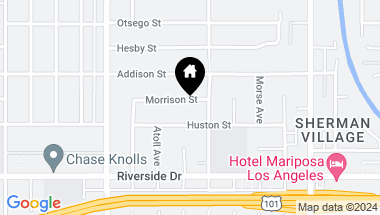 Map of 13120 Morrison Street, Sherman Oaks CA, 91423