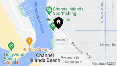 Map of 3008 Lakeshore Court, Oxnard CA, 93035
