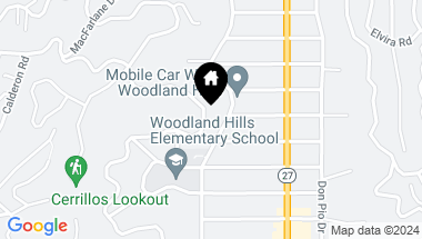 Map of 5084 Llano Drive, Woodland Hills CA, 91364