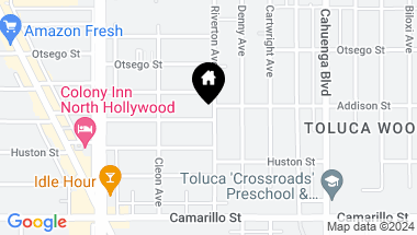 Map of 10805 Morrison St Unit: 2, North Hollywood CA, 91601