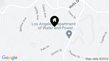 Map of 19316 Palomar Place, Tarzana CA, 91356