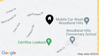 Map of 5061 Cerrillos Drive, Woodland Hills CA, 91364