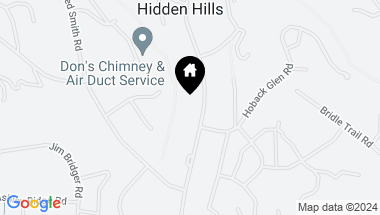 Map of 5421 Round Meadow Road, Hidden Hills CA, 91302