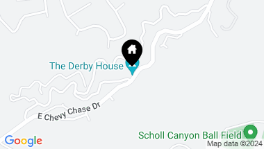 Map of 2535 E CHEVY CHASE Drive, Glendale CA, 91206