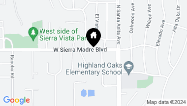 Map of 48 Sierra Madre Boulevard, Arcadia CA, 91006
