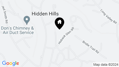 Map of 5505 HOBACK GLEN Road, Hidden Hills CA, 91302