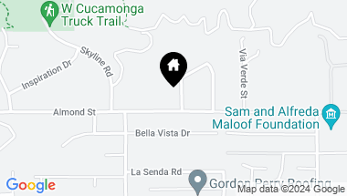 Map of 5070 Via Serena, Rancho Cucamonga CA, 91701
