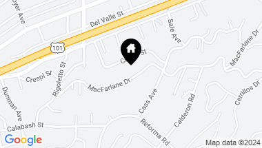Map of 22663 Macfarlane Drive, Woodland Hills CA, 91364