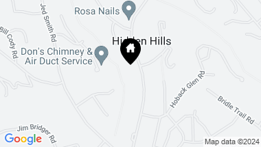 Map of 5481 Round Meadow Road, Hidden Hills CA, 91302
