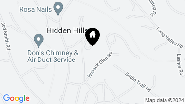 Map of 5550 Bonneville Road, Hidden Hills CA, 91302