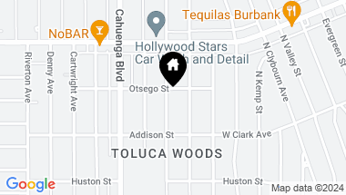 Map of 5050 Strohm Avenue, Toluca Lake CA, 91601