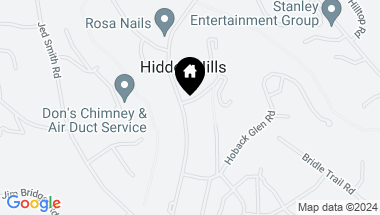Map of 5488 Round Meadow Road, Hidden Hills CA, 91302
