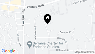 Map of 20684 De La Guerra Street, Woodland Hills CA, 91364