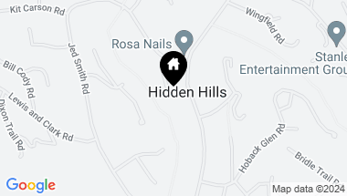 Map of 5537 Round Meadow Road, Hidden Hills CA, 91302